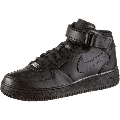 zwarte nike air force hoog|Nike Air Force 1 sneakers.